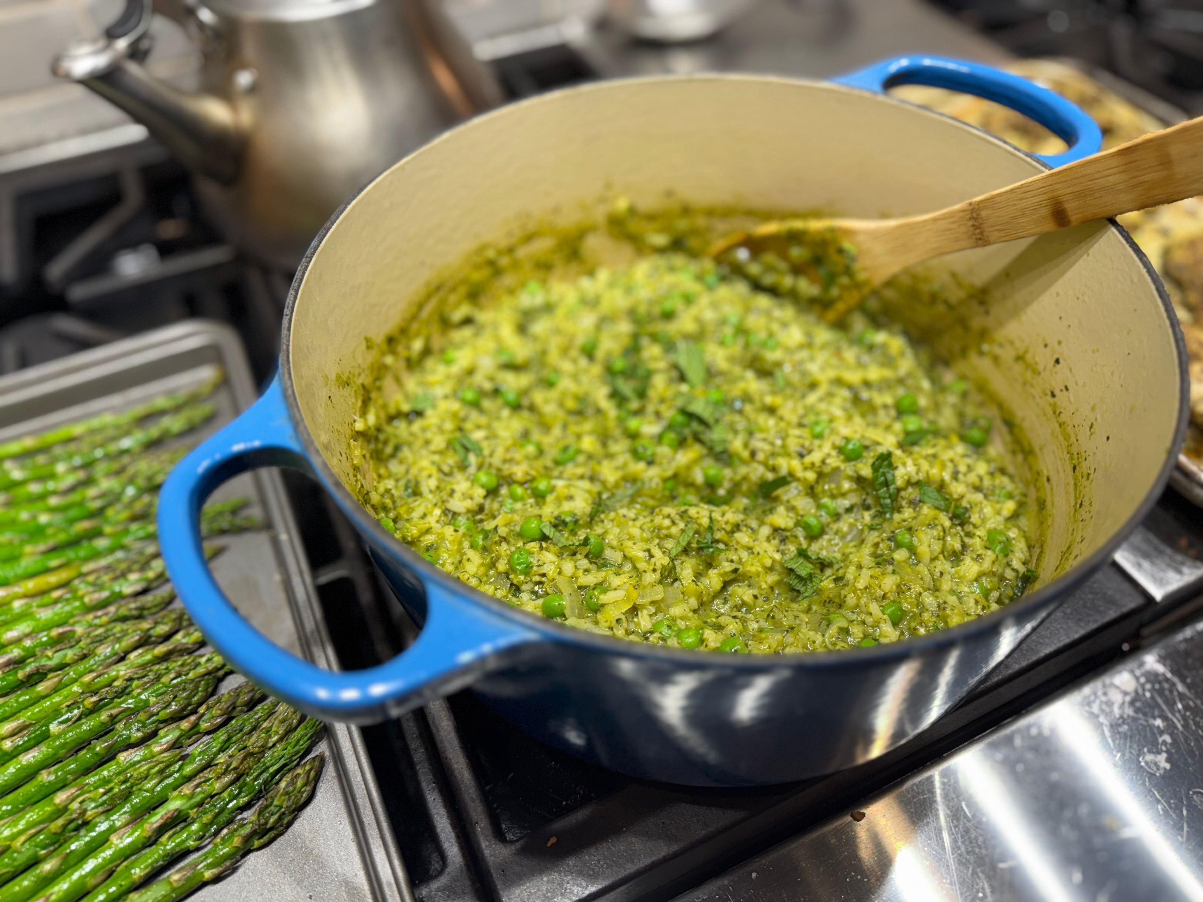Spring Pea & Herb Risotto – Olive This Olive That
