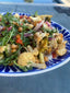 Roasted Vegetable Salad with Tahini Cream
